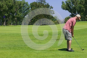 Man Golfing