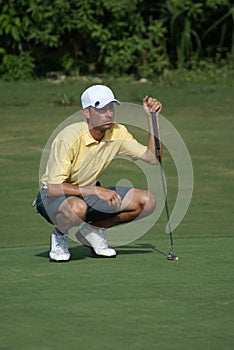 Man Golfing