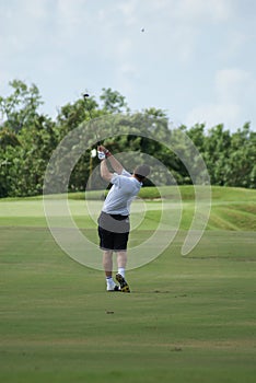 Man Golfing