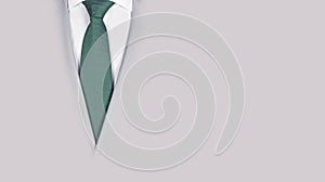 Man in a grey suit, close-up