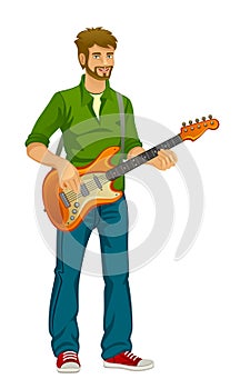Man with guitar