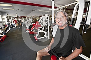 Man in gym
