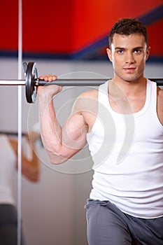 Man at the gym