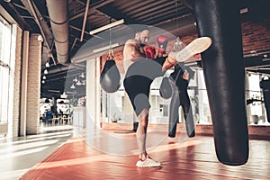 Man at the gym