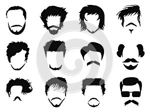 Man hairstyle vector