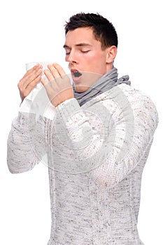 Man with handkerchief