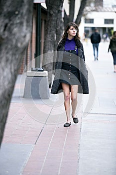 Man Harassing Woman on the Street or a Criminal Stalking Victim