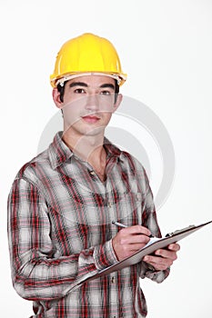 Man in a hardhat