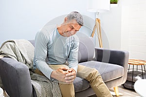 Man Having Knee Pain