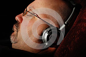 Man with headphones