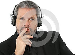 Man with Headphones