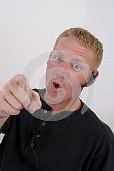 Man with headset