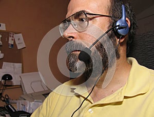 Man with a Headset