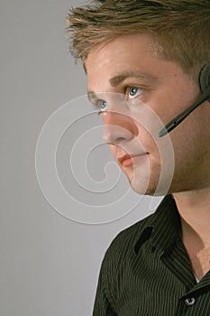 Man in Headset