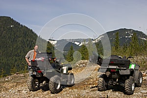 Man and his ATV