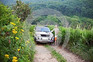 Man and his car