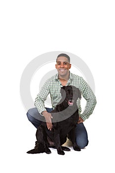 A man and his dog