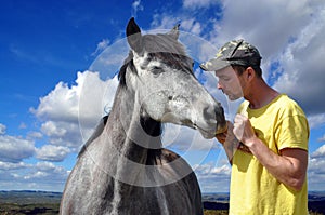 Man and his horse