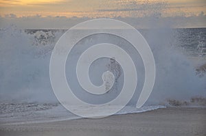 Man hit by big wave on Papohaku Beach, Molokai