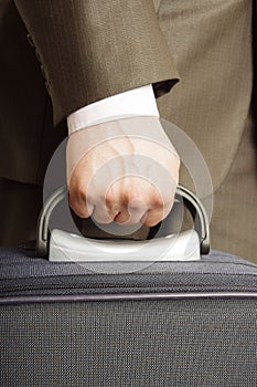 Man holding luggage