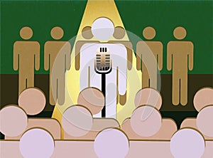 Man of the Hour (vector) photo