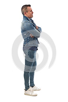 Man isolated on white