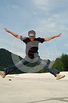 Man Jumping