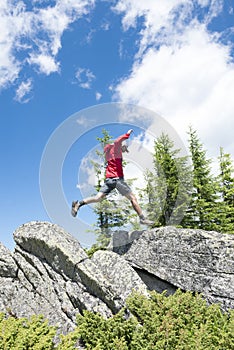 Man jumping