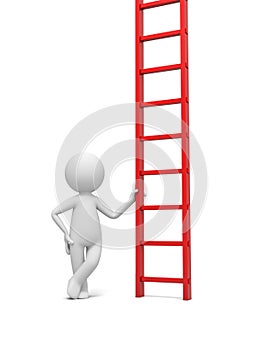 Man with ladder