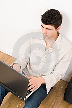 Man on laptop