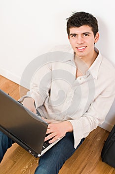 Man on laptop