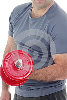 Man lifting weight