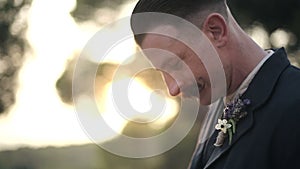 A man looks at the time of old pocket watches and closes them. Sequence 3 shot