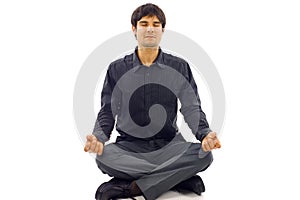 Man in Lotus Position