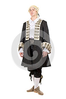 Man in medieval costume