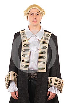 Man in medieval costume