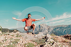 man on the mountain