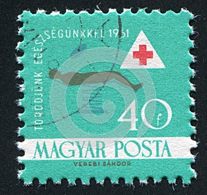 Man on operating  table