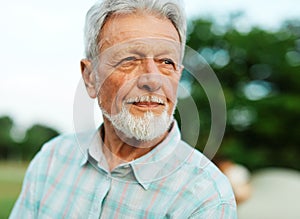 man outdoor senior happy retirement elderly portrait male active park smiling old fun nature happiness mature lifestyle