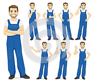 Man in overalls