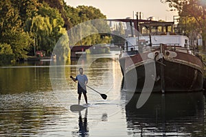 Man on a Paddle Board