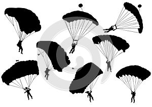 Man on parachute