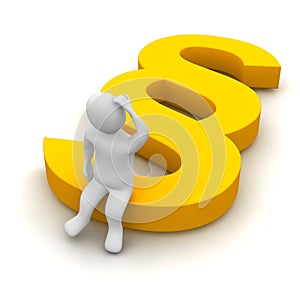 Man and paragraph symbol