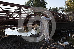 Man Performing Tai Chi