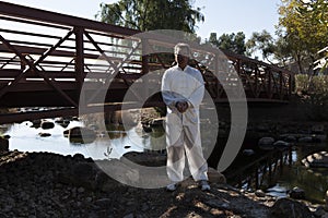 Man Performing Tai Chi