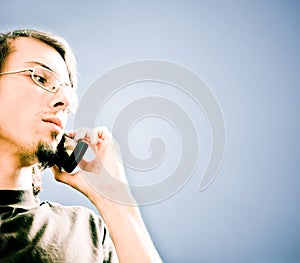 Man with phone