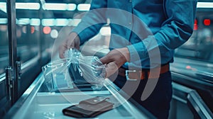 The Airport Security Check.AI generated image