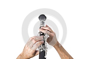 Man playing clarinet