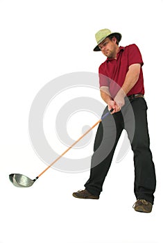Man playing golf #1