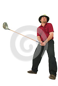 Man playing golf #1